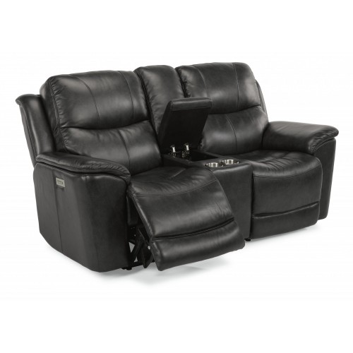 CADE POWER RECLINING LOVESEAT WITH POWER HEADREST AND CONSOLE